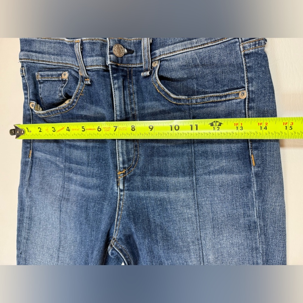 rag & bone /JEAN Yuki Bond Bar Skinny Front Slit Split Hem Jeans Wmns 28 (bin K) - Picture 3 of 12